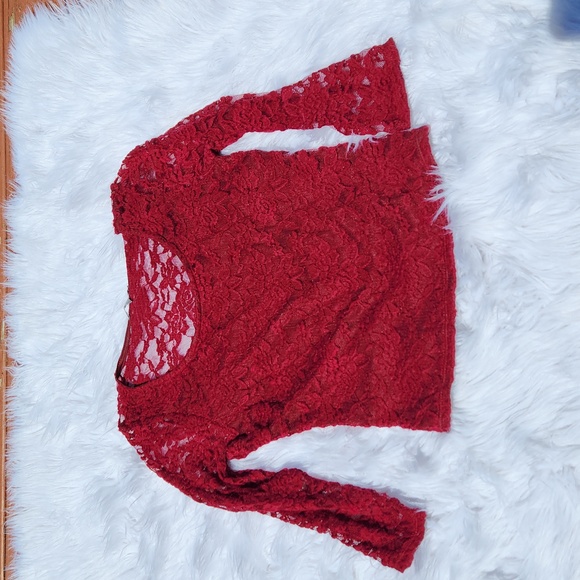 Charlotte Russe Tops - Ladies Lace Dress Shirt